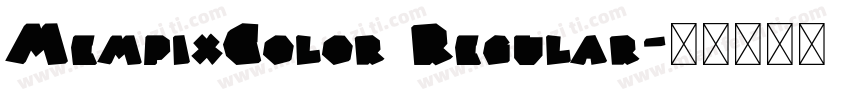 MempixColor Regular字体转换